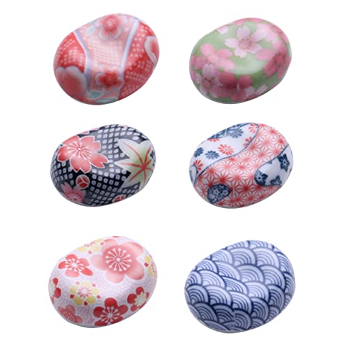 WEKADRIN 6 Stück Teiliges Keramik Essstäbchenhalter mit Stabilem Design rutschfest Verarbeitet Platzsparend für Essstäbchen Löffel und Besteck Zuhause WEKADRIN 6 Stück Teiliges Keramik Essstäbchenhalter mit Stabilem Design rutschfest Verarbeitet Platzsparend für Essstäbchen Löffel und Besteck Zuhause von WEKADRIN