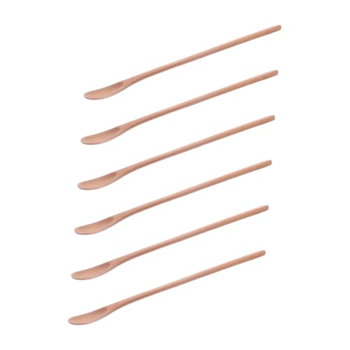 WEKADRIN 6 Stück Teiliges Lange Holzrührlöffel mit Langem Griff Kompakt und Leicht zum Mischen von Kaffee Tee Cocktails und Honig Tragbar für Unterwegs Einfache Reinigung Geeignet für Hohe WEKADRIN 6 Stück Teiliges Lange Holzrührlöffel mit Langem Griff Kompakt und Leicht zum Mischen von Kaffee Tee Cocktails und Honig Tragbar für Unterwegs Einfache Reinigung Geeignet für Hohe von WEKADRIN