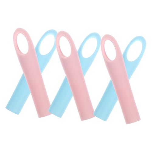 WEKADRIN 6 Stück Teiliges Mopgriff Endkappen Anti-rutsch mit Aufhängeöse Ersatzgriffe für Besen Wischstiel Leichte Komfortable Halterung für Vielseitige Reinigungsgeräte von WEKADRIN