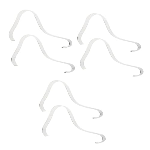 WEKADRIN 6 Stück Teiliges Transparentes Schuhhalter Leichter Sandalen Display Ständer für High Heels Platzsparendes Aufbewahrungsregal Einfacher Einsatz für Damen Sandalen und Pumps von WEKADRIN