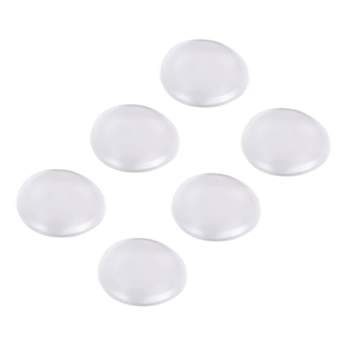 WEKADRIN 6 Stück Transparenter Selbstklebender Türgriff Wandschutz aus Weichem Silikongel Geräuschdämpfender Türstopper Rutschfester Kantenschutz für Glatte Oberflächen Wie Fliesen von WEKADRIN