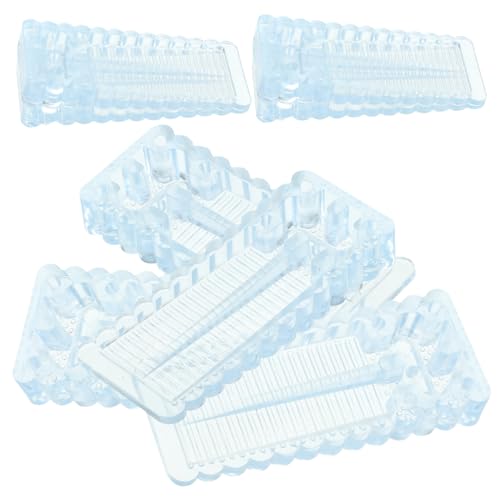WEKADRIN 6 Stück Türstopper aus Rutschfestem Gummi Mittlere Transparenter Türkeil Geräuschloser Türstopper Keil für Innenräume Verhindert Zugluft und Türschläge Einfache Handhabung WEKADRIN 6 Stück Türstopper aus Rutschfestem Gummi Mittlere Transparenter Türkeil Geräuschloser Türstopper Keil für Innenräume Verhindert Zugluft und Türschläge Einfache Handhabung von WEKADRIN