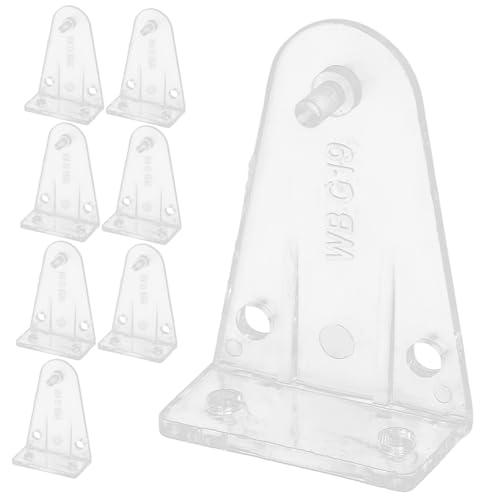 WEKADRIN 8 Stück Blindbefestigungshalterung Clips Für Fensterjalousien Jalousie-halteklammern Blindklammern Ersatzteile Klammern Gedrückt Halten Mini Blind Brackets Transparent von WEKADRIN
