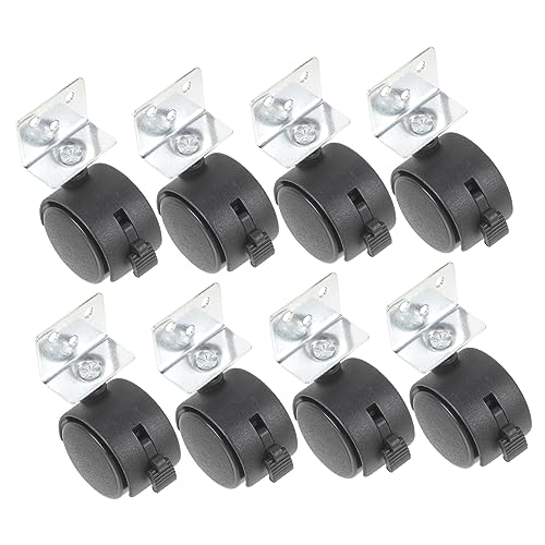 WEKADRIN 8 Stück Teiliges Bürostuhlrollen Nylon Lenkrollen mit Bremse Leise Robust Kratzfest Drehbar Ersatz für Möbel Schreibtischstuhl Geeignet für Hartböden und Teppiche WEKADRIN 8 Stück Teiliges Bürostuhlrollen Nylon Lenkrollen mit Bremse Leise Robust Kratzfest Drehbar Ersatz für Möbel Schreibtischstuhl Geeignet für Hartböden und Teppiche von WEKADRIN