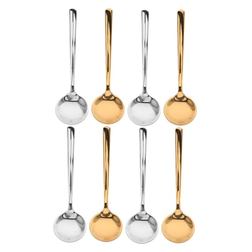 WEKADRIN 8 Stück Teiliges Mini Espressolöffel aus Edelstahl Langlebig und Verschleißfest Vielseitig Einsetzbar für Kaffee Tee und Gewürze Praktisches Misch und Dosierwerkzeug Leicht zu WEKADRIN 8 Stück Teiliges Mini Espressolöffel aus Edelstahl Langlebig und Verschleißfest Vielseitig Einsetzbar für Kaffee Tee und Gewürze Praktisches Misch und Dosierwerkzeug Leicht zu von WEKADRIN