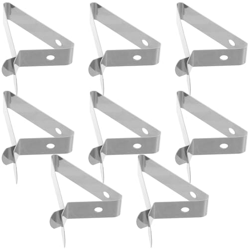 WEKADRIN 8 Stück Teiliges Thermometer Clip aus für Temperatursonden Lebensmittelechte Halter für Kaffee Tassen Bbq und Fritteuse Hohe Temperaturbeständigkeit Durchmesser von WEKADRIN