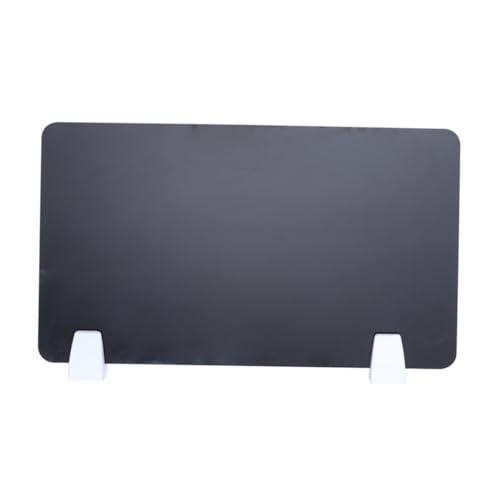 WEKADRIN Acrylschallung Schreibtisch-trennwand Büro Planke Desktop-teiler Schreibtisch -partitionen Schreibtischteiler Tragbares Desk Partitionsbarrier -Panel Tischplatte Schwarz von WEKADRIN