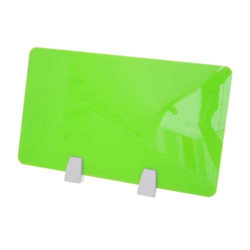 WEKADRIN Acryltest Bender Desktop- Desktop-Partitionsplatte Schreibtischteiler Grün von WEKADRIN