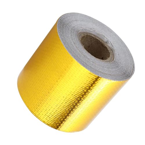 WEKADRIN Aluminium Dichtband Hitzebeständiges Wasserdichtes Isolierband für Rohre und Dampfsperre Selbstklebendes Reparaturband für Küchenabzugshauben und Gebäudewartung von WEKADRIN