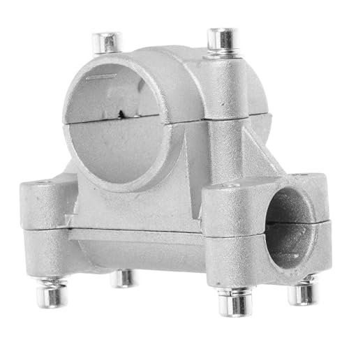 WEKADRIN Aluminium Griffhalterung für Rasenmäher Ergonomische Halterungsklemme für Rasentrimmer Befestigung mit Schrauben Passend für Handrasenmäher und Freischneider von WEKADRIN