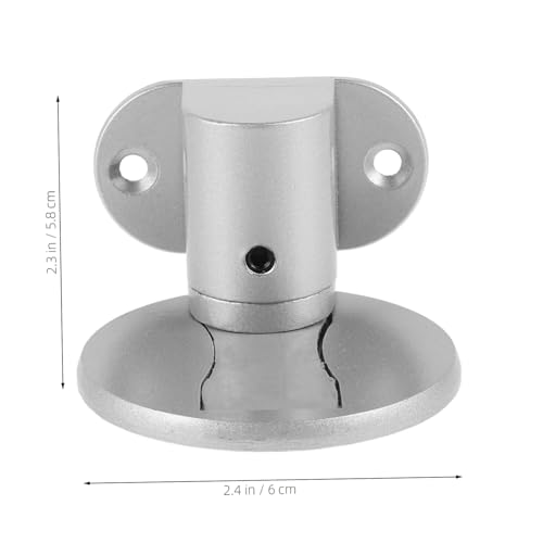 WEKADRIN Aluminium Türstopper Modern Verstellbar mit Feder Robustes No Drill Design Inklusive Kleber und Schrauben Langlebiger Türschutz für Wandmontage Geräuschdämpfend Silberfarben WEKADRIN Aluminium Türstopper Modern Verstellbar mit Feder Robustes No Drill Design Inklusive Kleber und Schrauben Langlebiger Türschutz für Wandmontage Geräuschdämpfend Silberfarben von WEKADRIN