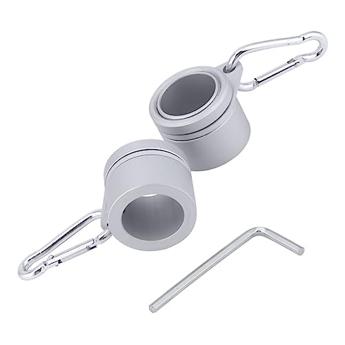 WEKADRIN Aluminiumlegierung Fahnenmast Ring Drehbarer Flaggenhalter Metallclip Anti verwicklung Zubehör Fahnenmasten für Außenbereich Langlebig und Einfach Abnehmbar von WEKADRIN