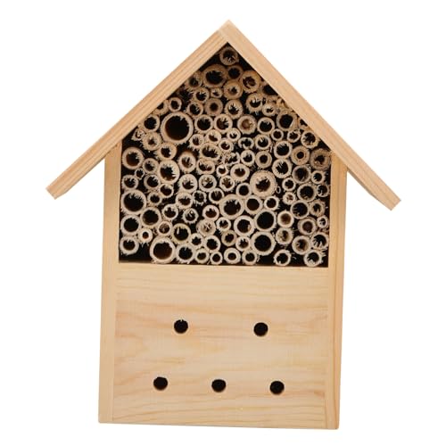 WEKADRIN Bienenhaus für Außenbereich Wetterfestes Hängendes Bienenhotel Natürlicher Bienen Unterschlupf für Gartenliebhaber Nachhaltiges Insektenhaus WEKADRIN Bienenhaus für Außenbereich Wetterfestes Hängendes Bienenhotel Natürlicher Bienen Unterschlupf für Gartenliebhaber Nachhaltiges Insektenhaus von WEKADRIN