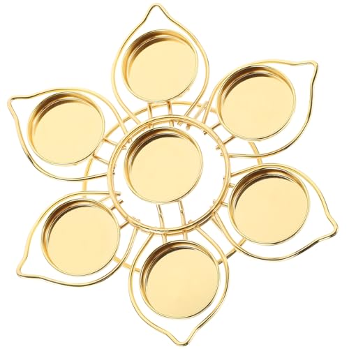 WEKADRIN Buddhistischer Ghee Lampenhalter Lotusform Ritual Kerzenhalter aus Langlebiger Legierung Stilvolles Design für Zeremonien und Meditation als für Buddhisten und Freunde WEKADRIN Buddhistischer Ghee Lampenhalter Lotusform Ritual Kerzenhalter aus Langlebiger Legierung Stilvolles Design für Zeremonien und Meditation als für Buddhisten und Freunde von WEKADRIN