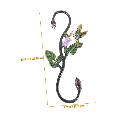 WEKADRIN Bunter Gusseisen Pflanzenhaken Wandhalterung Stabile Aufhängung für Blumenampeln Vogelhäuschen Windspiele Laternen Dekorativer Halter für Garten Terrasse DIY Außenbereich WEKADRIN Bunter Gusseisen Pflanzenhaken Wandhalterung Stabile Aufhängung für Blumenampeln Vogelhäuschen Windspiele Laternen Dekorativer Halter für Garten Terrasse DIY Außenbereich von WEKADRIN