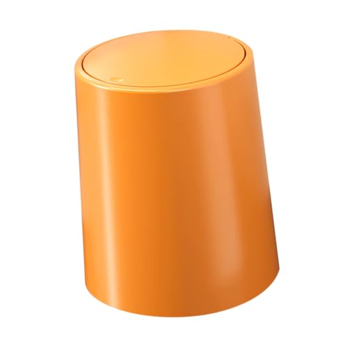 WEKADRIN Doppelter Abfalleimer mit Druckdeckel Mittlere Modernes Design Robuster Haushalt Mülleimer für Küche Bad Wohnzimmer Langlebig und Praktisch Stilvoller Müllbehälter für von WEKADRIN