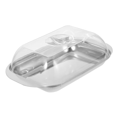 WEKADRIN Edelstahl Butterdose mit Klarem Deckel Wiederverwendbarer Butterhalter und Käsebehälter Große Aufbewahrungsbox für Butter und Käse Frische Lagerung ohne Geruchsübertragung WEKADRIN Edelstahl Butterdose mit Klarem Deckel Wiederverwendbarer Butterhalter und Käsebehälter Große Aufbewahrungsbox für Butter und Käse Frische Lagerung ohne Geruchsübertragung von WEKADRIN