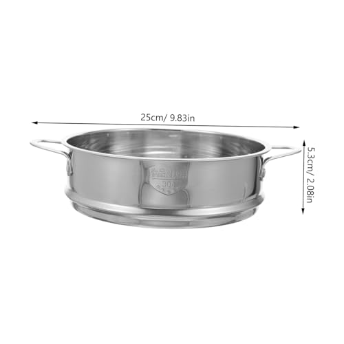WEKADRIN Edelstahl Dampfgarer Einsatz mit Doppelgriff Dampfgareinsatz für Gemüse und Lebensmittel Leichter Kompakter Steamer Korb für Küchen und Topfgebrauch WEKADRIN Edelstahl Dampfgarer Einsatz mit Doppelgriff Dampfgareinsatz für Gemüse und Lebensmittel Leichter Kompakter Steamer Korb für Küchen und Topfgebrauch von WEKADRIN