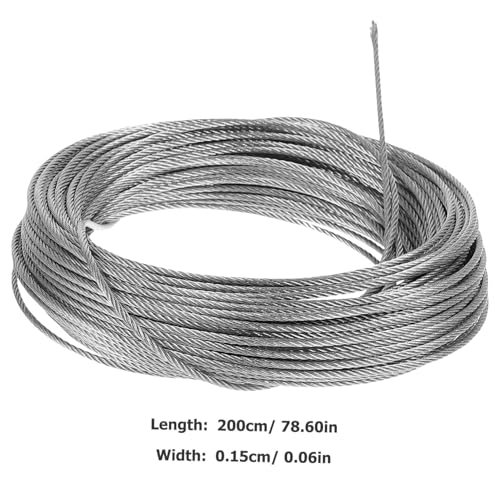 WEKADRIN Edelstahl Drahtseilschlaufe mit Rostfreier Rope Thimble und Rope Crimp für Outdoor Gartenzaun Vorhänge Sonnensegel und Lampenaufhängung Einfache Montage Langlebig und Vielseitig von WEKADRIN