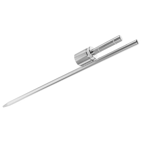 WEKADRIN Edelstahl Fahnenmast Bodenhülse mit Robustem Sleeve Lager Wetterfester Flaggenstock Halter Stabiler Erdspieß für Innendurchmesser Fahnenstangen Einfach zu Entfernen Lagern von WEKADRIN