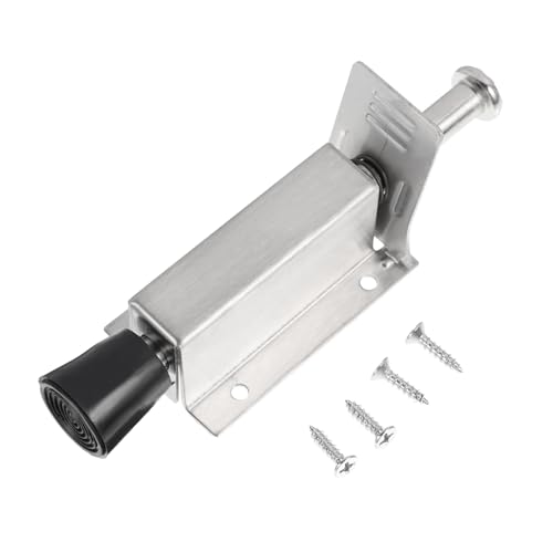 WEKADRIN Edelstahl Fußbetätigter Türstopper Robust Rostfrei Türhalter Fixierstück Für Innen und Außentüren Flexibel Verstellbar von WEKADRIN