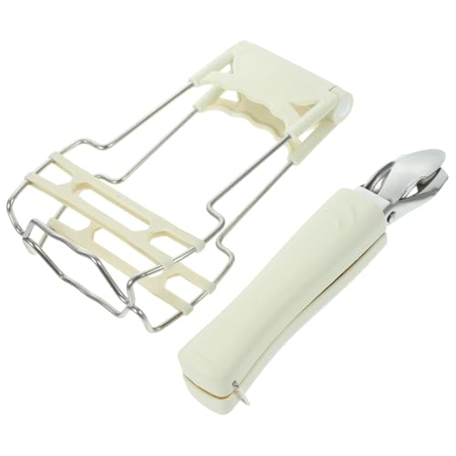WEKADRIN Edelstahl Hitzebeständiger Plate Gripper Rutschfeste Wiederverwendbare Topf und Schüsselzange Verbrühender Küchenclip für Heiße Gerichte Teiliges Praktisches Küchenhelfer von WEKADRIN