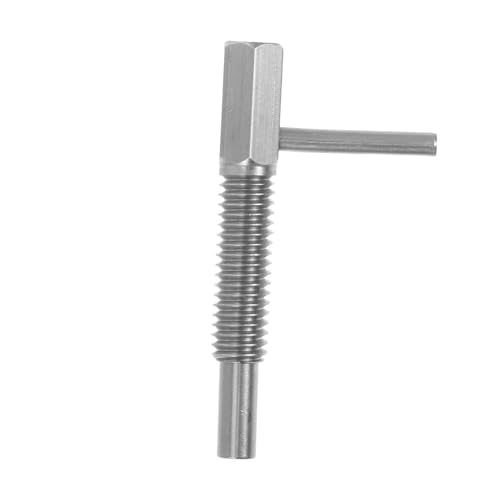 WEKADRIN Edelstahl Indexierbolzen Griff Federbelasteter Sicherungsstift für Sichere Fixierung Werkzeuglose Montage Geeignet für Werkzeugkästen und Fensterschutz Langlebig und von WEKADRIN