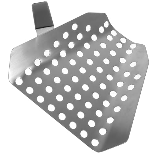 WEKADRIN Edelstahl Pommes Schaufel mit Einzelgriff Robuste Küchenutensilie zum Einfachen Portionieren von Pommes Frites Popcorn und Snacks Leicht zu Reinigen Langlebig und Vielseitig für WEKADRIN Edelstahl Pommes Schaufel mit Einzelgriff Robuste Küchenutensilie zum Einfachen Portionieren von Pommes Frites Popcorn und Snacks Leicht zu Reinigen Langlebig und Vielseitig für von WEKADRIN