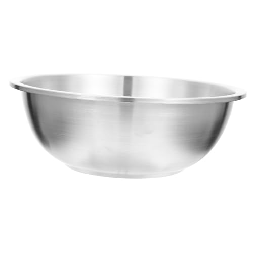 WEKADRIN Edelstahl Salatschüssel Küchenrührschüssel Robust Langlebig Vielseitig zum Waschen von Obst Suppen Eiern und Teig zum Mischen und Zubereiten von Speisen WEKADRIN Edelstahl Salatschüssel Küchenrührschüssel Robust Langlebig Vielseitig zum Waschen von Obst Suppen Eiern und Teig zum Mischen und Zubereiten von Speisen von WEKADRIN