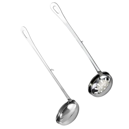 WEKADRIN Edelstahl Schöpfkelle mit Hakengriff Hitzebeständig Langlebig und Robust Küchenutensilien für Hot Pot und Suppen Komfortabler Griff Einfach Aufzuhängen Spülmaschinengeeignet WEKADRIN Edelstahl Schöpfkelle mit Hakengriff Hitzebeständig Langlebig und Robust Küchenutensilien für Hot Pot und Suppen Komfortabler Griff Einfach Aufzuhängen Spülmaschinengeeignet von WEKADRIN