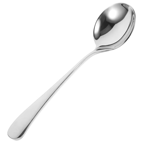 WEKADRIN Edelstahl Schöpflöffel Servierlöffel für Suppe und Porridge Vielseitiger Hitzebeständiger Küchenlöffel Silberfarben für Alltag Fest und Party WEKADRIN Edelstahl Schöpflöffel Servierlöffel für Suppe und Porridge Vielseitiger Hitzebeständiger Küchenlöffel Silberfarben für Alltag Fest und Party von WEKADRIN