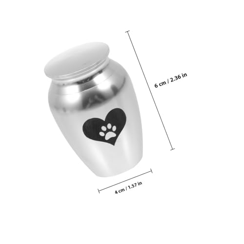 WEKADRIN Edelstahl Urne für Haustierasche Kleine Cinerary Urne Langlebig Sicher für Hunde Katzen Asche Aufbewahrung Kompakt Tragbar WEKADRIN Edelstahl Urne für Haustierasche Kleine Cinerary Urne Langlebig Sicher für Hunde Katzen Asche Aufbewahrung Kompakt Tragbar von WEKADRIN