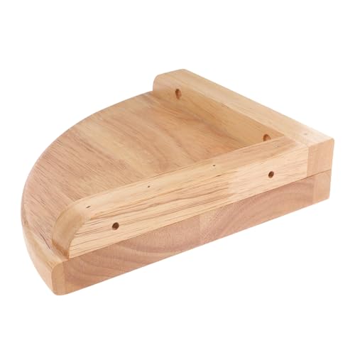 WEKADRIN Eiche Eckregal Wandmontage Fächerförmiges Wandregal mit Abgerundeten Kanten Feuchtigkeitsbeständiges Wandaufbewahrungsbrett für Küche Schlafzimmer Wohnzimmer WEKADRIN Eiche Eckregal Wandmontage Fächerförmiges Wandregal mit Abgerundeten Kanten Feuchtigkeitsbeständiges Wandaufbewahrungsbrett für Küche Schlafzimmer Wohnzimmer von WEKADRIN