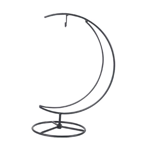 WEKADRIN Eisen Deko stand Halbmond Pflanzhalter Terrarium Ständer Glas Hängend Dekorative Präsentationsständer für Balkon Büro Wohnzimmer WEKADRIN Eisen Deko stand Halbmond Pflanzhalter Terrarium Ständer Glas Hängend Dekorative Präsentationsständer für Balkon Büro Wohnzimmer von WEKADRIN
