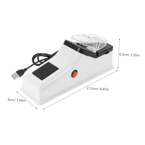 WEKADRIN Elektrischer Messerschärfer USB betrieben Praktisches Küchengerät zum Schnellen Schleifen und Polieren Edelstahlmessern Langlebig und Einfach zu Bedienen von WEKADRIN
