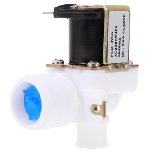 WEKADRIN Elektromagnetventil Waschmaschine Absperrventil Korrosionsbeständig Energieeffizient Waschmaschinen zubehör Ersatzventil aus Abs und Edelstahl von WEKADRIN