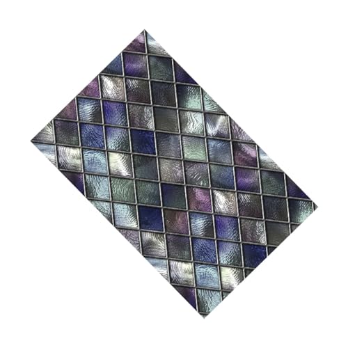 WEKADRIN Elektrostatischer Lichtschutzfilm Fensterfolien zur Verdunkelung der Privatsphäre Statische Fensterfolie Sperre Wohn Fensteraufkleber dekorativ Fenster-Vinyl-Sichtschutzfolie PVC von WEKADRIN