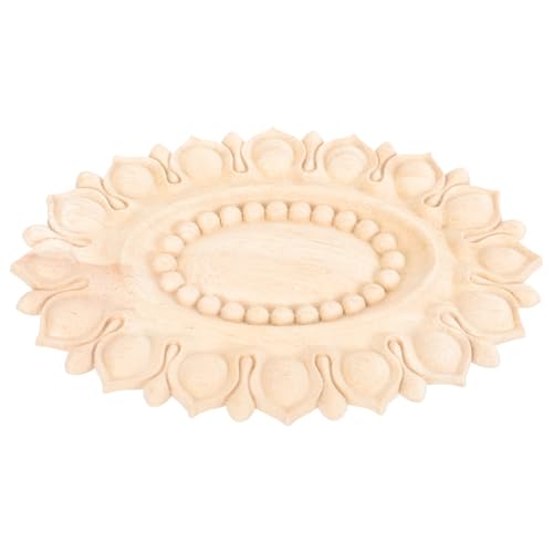 WEKADRIN Europäisches Holzornament Geschnitzte Applikation DIY Möbeldekor Tür Fenster Schrank Bett Verzierung Vintage Holzverzierung für Zuhause von WEKADRIN