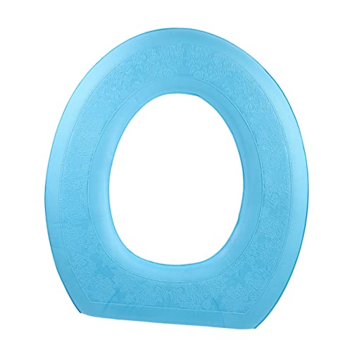 WEKADRIN Eva Selbstklebender Toilettensitzbezug Atmungsaktiv Weicher Sitzauflage Wc Sitzmatte Passend für Standardtoiletten Langlebig Wiederverwendbar von WEKADRIN