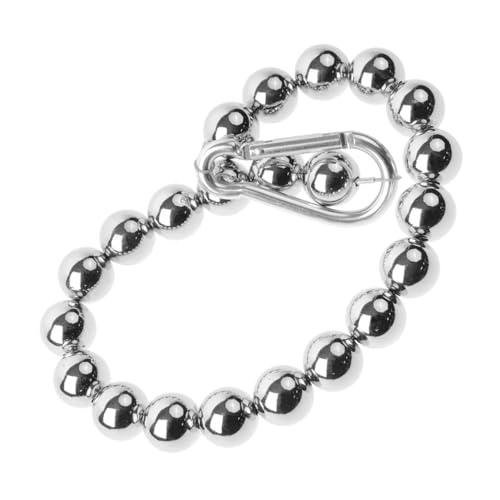 WEKADRIN Fahnenmast Fixierring mit Befestigungsperlen Winddicht und Kratzfrei Installieren Geeignet für Innen Hissvorrichtung Verlängert Lebensdauer der Flagge Silber von WEKADRIN