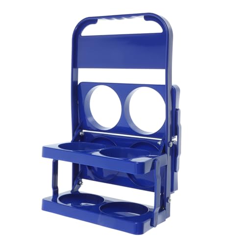 WEKADRIN Faltbarer Bierflaschenhalter mit Griff Strapazierfähiger Multifunktionaler Flaschenständer für Bierflaschen Praktischer Tragbarer Getränketräger aus Robustem Material für Unterwegs von WEKADRIN