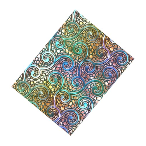 WEKADRIN Fensterfolie Sichtschutzfolie PVC Static Window Cling Verdunklungsfolie für Bad Wohnzimmer Schlafzimmer Küche Wiederverwendbar ohne Kleber von WEKADRIN