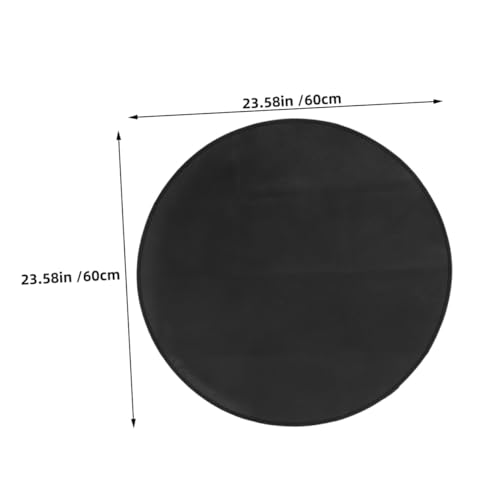 WEKADRIN Feuerfeste Outdoor Matte Rund Hitzebeständig BBQ Grill Schutzmatte Für Terrasse Feuerstelle Kamin Boden Schutz Einfach Zu Reinigen von WEKADRIN