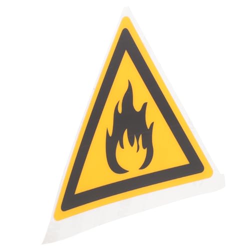 WEKADRIN Flammbares Warnschild Pet Material Langlebig Wetterfest Sichtbar Brandschutzzeichen für Gefahrstoffe und Brennbare Stoffe WEKADRIN Flammbares Warnschild Pet Material Langlebig Wetterfest Sichtbar Brandschutzzeichen für Gefahrstoffe und Brennbare Stoffe von WEKADRIN