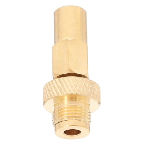 WEKADRIN Gas Adapter Head aus Kupfer Verschleißfester Butangas gaskartuschen Adapter mit Sicherer Gewindeverbindung Schnellem Werkzeugfreiem Anschluss für Campingkocher Zelten und von WEKADRIN