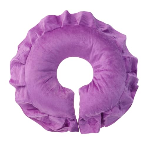 WEKADRIN Gesichtsmassagekissen aus Baumwolle mit Lochdesign Ergonomisches Spa Kopfkissen für Schönheitssalon und Wellness Entspanntes Liegekissen für Erholsamen Schlaf und von WEKADRIN