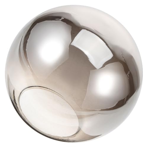 WEKADRIN Glas Lampenschirm Ømm Rauchgrau Pendant Lamp Shade Ersatz für Deckenleuchte Moderner Stil Eleganter Lampenschirm Einfache Montage Hochwertige Glaskugel Lichtabdeckung von WEKADRIN