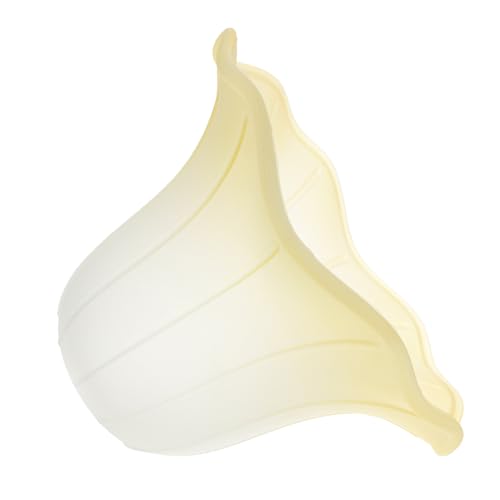 WEKADRIN Glas Lampenschirm Wellenform Ersatzschirm für Wandlampe Deckenleuchte Pendelleuchte Modernes Design Geeignet für Büro Wohnzimmer Beleuchtung von WEKADRIN