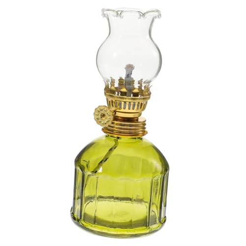 WEKADRIN Glas kerosinlampe Vintage Öllampe mit Windschutz Retro Laterne für Innenräume Romantische Tischdekoration Hochzeit Party Stimmung WEKADRIN Glas kerosinlampe Vintage Öllampe mit Windschutz Retro Laterne für Innenräume Romantische Tischdekoration Hochzeit Party Stimmung von WEKADRIN