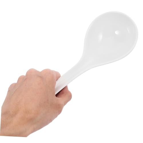 WEKADRIN Goldfarbener Porzellan Suppenkelle Asiatischer Keramiklöffel aus Weißem Knochenporzellan Spülmaschinen Mikrowellengeeignet Ergonomischer Griff für Ramen Wonton Pho und Miso suppen WEKADRIN Goldfarbener Porzellan Suppenkelle Asiatischer Keramiklöffel aus Weißem Knochenporzellan Spülmaschinen Mikrowellengeeignet Ergonomischer Griff für Ramen Wonton Pho und Miso suppen von WEKADRIN